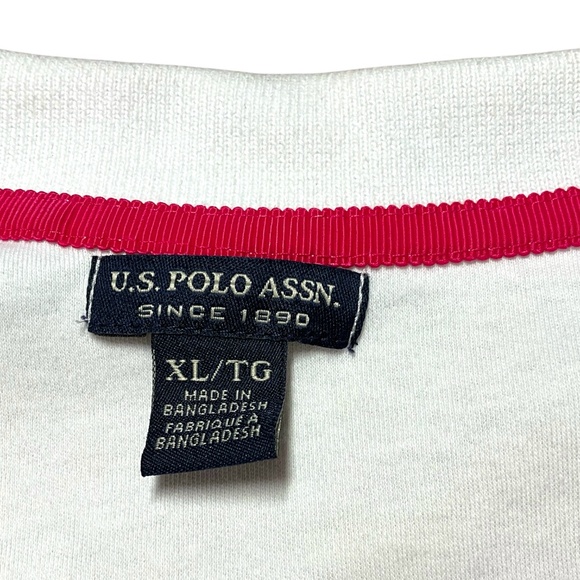 U.S. POLO ASSOCIATION Small Pony Logo 100% Cotton Slim Fit Polo Shirt US Sz XL - Picture 4 of 9